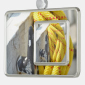 Knot Another von Kenneth Yoncich Rahmen-Ornament Silber (Links)