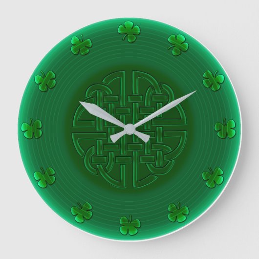 Knot genug Time Große Wanduhr (Vorderseite)