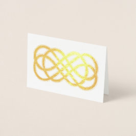 Knot - leer im Inneren Folienkarte