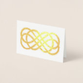 Knot - leer im Inneren Folienkarte (Vorderseite)