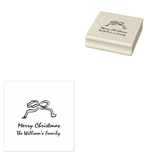 Knot Modern Christmas Gummistempel (Stempel)