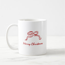 Knot Modern Christmas Kaffeetasse