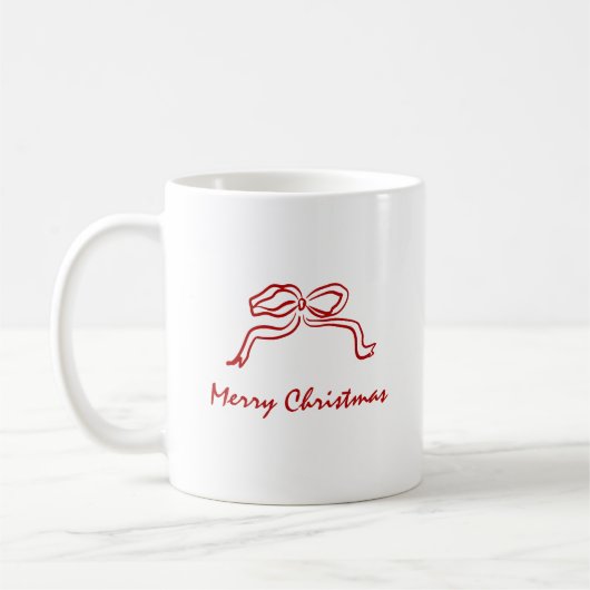 Knot Modern Christmas Kaffeetasse (Links)