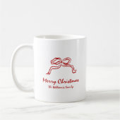 Knot Modern Christmas Kaffeetasse (Links)