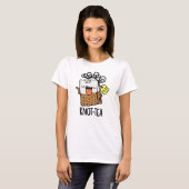 Knot-tea Funny Tea Pun T-Shirt (Vorne ganz)