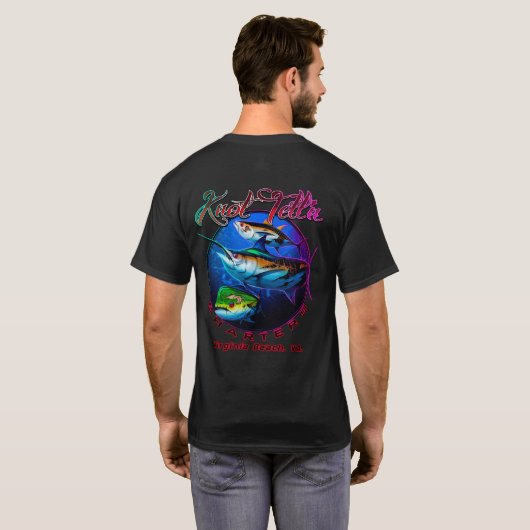 Knot Telln Charters Rip Art Logo T-Shirt (Schwarz voll)