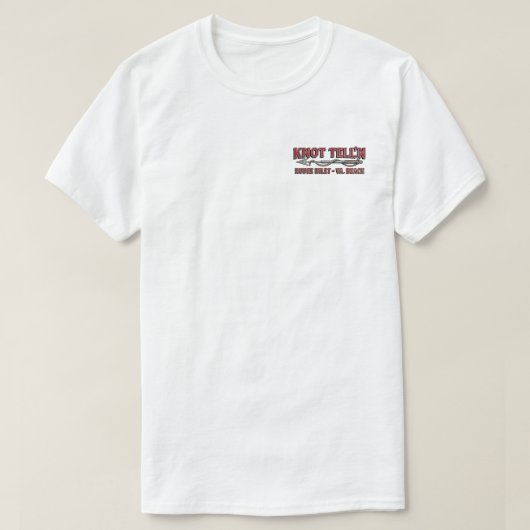 Knot Telln Charters Rip Art Logo T-Shirt (Design vorne)