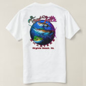 Knot Telln Charters Rip Art Logo T-Shirt (Design Rückseite)