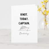 Knot Today Captain Cruise Outfit Berkeley Californ Karte (Gelbe Blume)