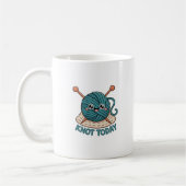 Knot Today Mug | Funny Knitting & Crochet Gift Kaffeetasse (Links)