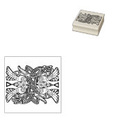 Knotdesign Gummi-Briefmarke Gummistempel (Stempel)