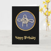 Knoten der Seeleute Karte (Gelbe Blume)