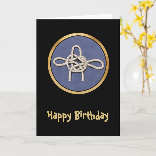 Knoten der Seeleute Karte (Gelbe Blume)