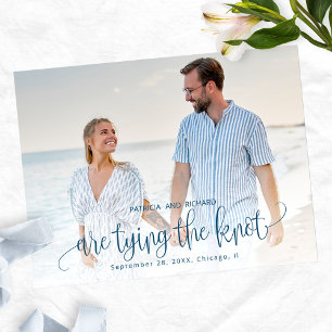 Knoten Für Hochzeit Save The Date Foto Postkarte