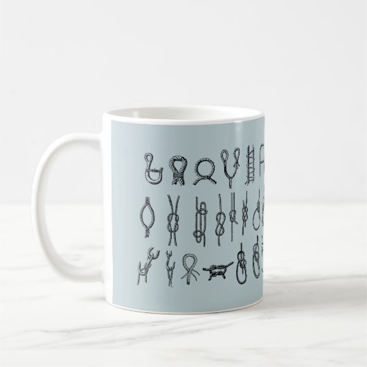 Knoten, hitching, sicher, Krawatten, Kaffee-Tasse Kaffeetasse (Links)