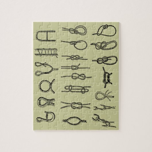 Knoten, hitching, sicher, Krawatten, Puzzle (Vertikal)