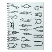Knoten, hitching, sicher, Krawatten, Seenotizbuch Notizblock (Vorderseite)