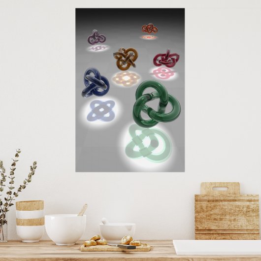 Knoten Poster (Küche)