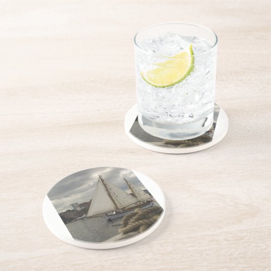 Knotensegeln Untersetzer (Seite)