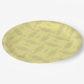 "Knots & Ropes - Nautical Design" Pappteller (Schrägansicht)