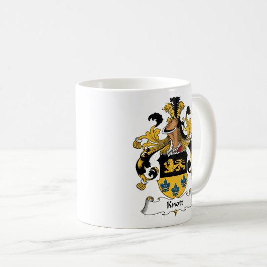 Knott Familienwappen Kaffeetasse (VorderseiteRechts)
