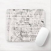 Knotted in the Manner of a Net by paul klee Mousepad (Mit Mouse)