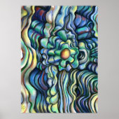 Knottierte Blume Poster (Vorne)
