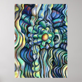 Knottierte Blume Poster