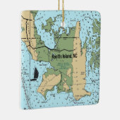 Knotts Island North Carolina Keramikornament (Rechts)