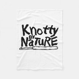 Knotty by Nature Crochet Blanket Fleecedecke