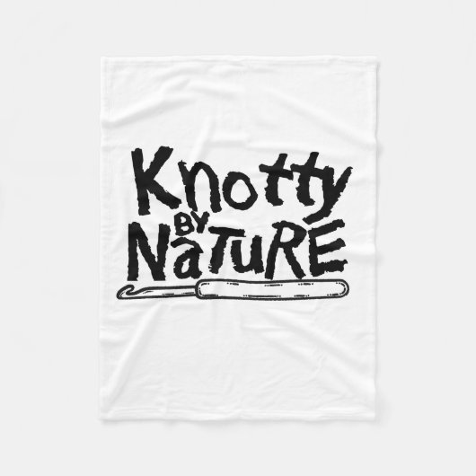 Knotty by Nature Crochet Blanket Fleecedecke (Vorderseite)