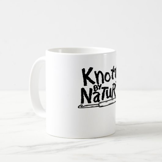 Knotty by Nature Crochet Tasse (Vorderseite Links)