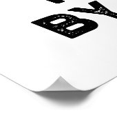 Knotty By Nature Funny Knot Pun Poster (Ecke)