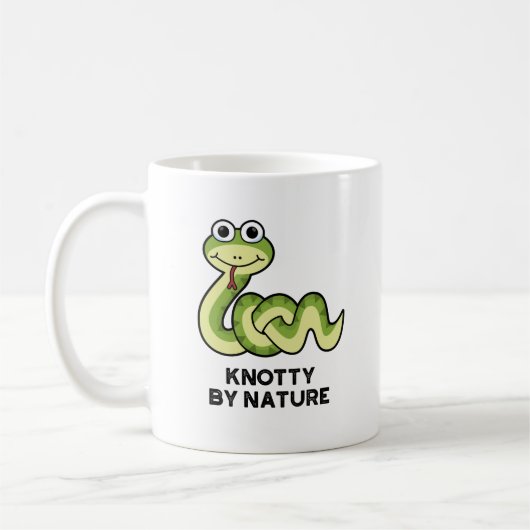 Knotty By Nature Funny Snake Pub Kaffeetasse (Links)
