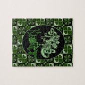 Knotty Celtic Knot Irish Dragon Jigsaw Puzzle (Horizontal)