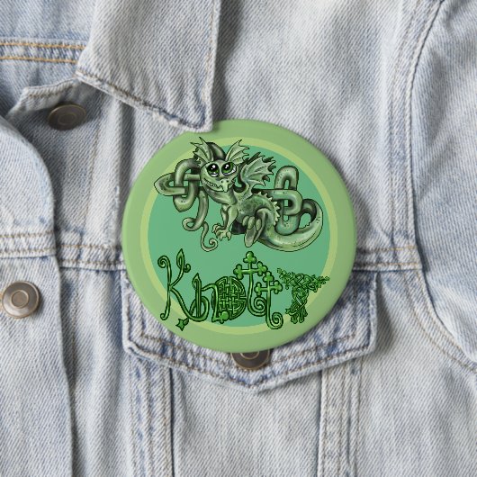 Knotty! Celtic Knot lil Dragon ~Buttons Button (Beispiel)