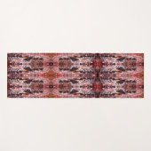 Knotty Cement Ikat Sangria Yogamatte (Vorderseite (Horizontal))