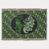 Knotty Dragon Throw Blanket Decke (Vorderseite)