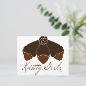 Knotty Girls Postkarte (Stehend Vorderseite)