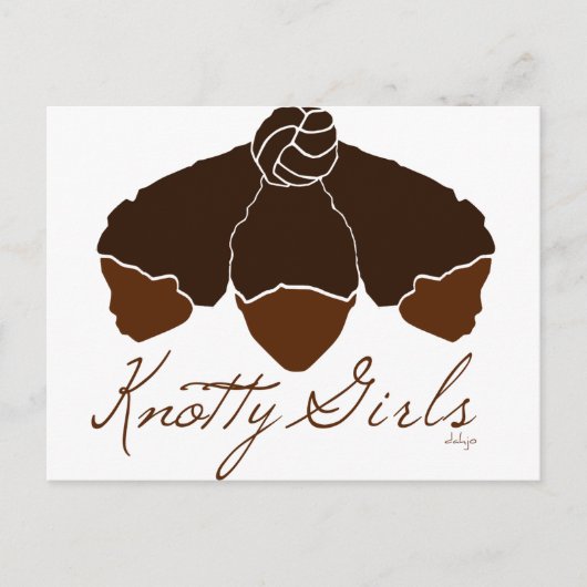 Knotty Girls Postkarte (Vorderseite)