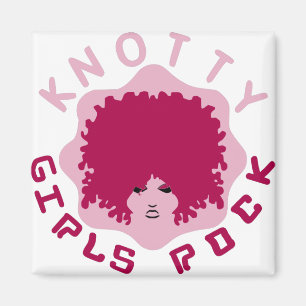 Knotty Girls Rock Magnet