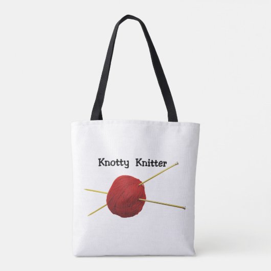 Knotty Knitter Tasche (Rückseite)