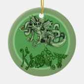 Knotty lil Dragon!Celtic Knot Ornament (Vorne)