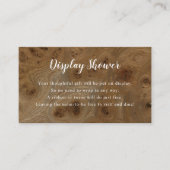 Knotty Wood Display Kinderduschkarte + Tag (Vorderseite)