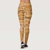 Knotty Wood Slice of Life Leggings (Rückseite)