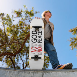 Know God Know Peace Skateboard