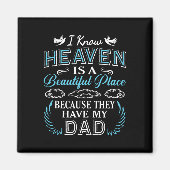 Know-Himmel Vater im Himmel Vermisster Vater Gesch Magnet (Vorne)