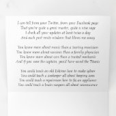 Know-It-All-B-Day Dreifach Gefaltete Karte (Innen Erste Seite)