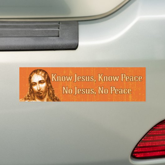 Know Jesus Autoaufkleber (Auf Auto)