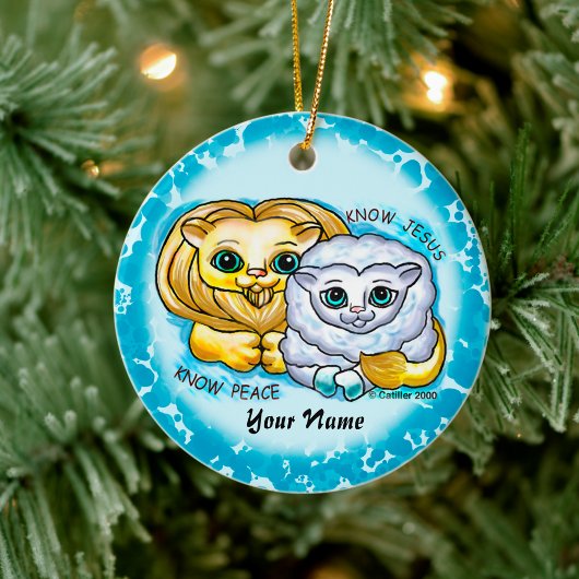 Know Jesus Christliche Verzierung Keramik Ornament